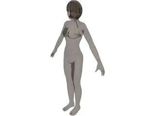 Bikini Girl 3D Model