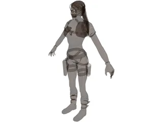 Lara Croft 3D Model