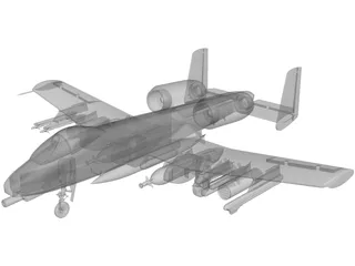 A-10 Warthog 3D Model