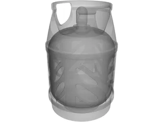 Propane Cylinder 3D Model