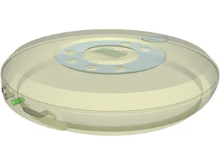 CD Player 3D Model