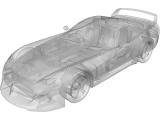 Dodge Viper SRT-10 3D Model