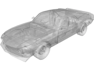 Ford Mustang Boss 302 3D Model