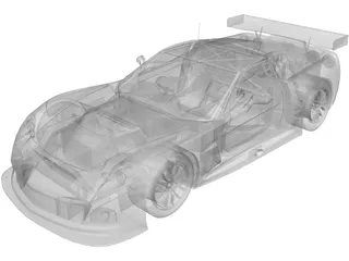 Chevrolet Corvette C6-R 3D Model