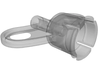 Luer Adapter 3D Model