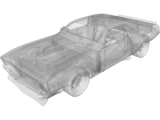 Plymouth AAR Cuda 3D Model