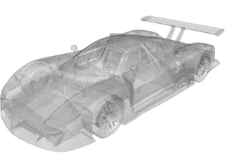 Nissan R390 GT-1 3D Model