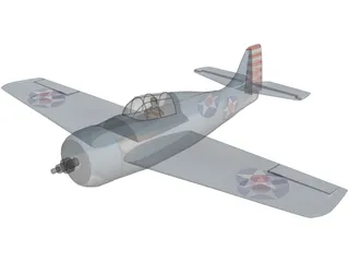 F4F-4 Wildcat 3D Model