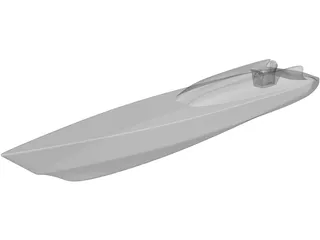 Speedboat 3D Model