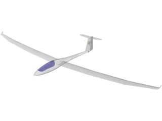 Ventus Glider 3D Model