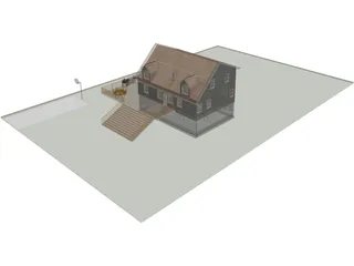 Cape House 3D Model