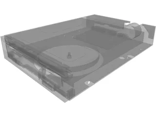 PC Floppy Disk Drive 3D Model