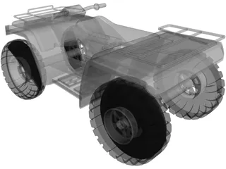 Honda Rancher 3D Model