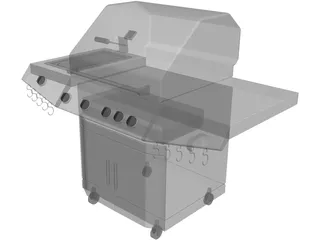 BBQ Grill 3D Model