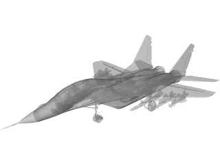 MiG-29 Fulcrum 3D Model