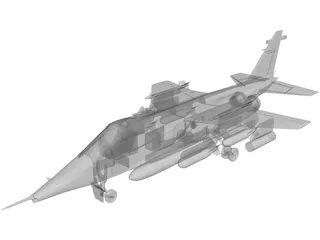 Jaguar GR1 3D Model