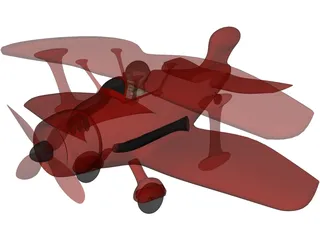 Toy Airplane 3D Model