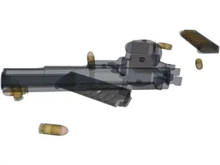 M1911 Load Out 3D Model