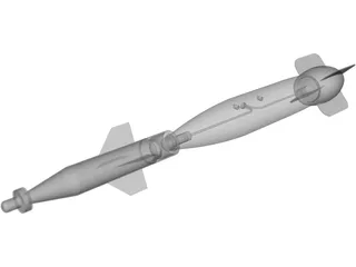 GBU-16 Laser Guided Weapon 3D Model