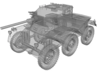 Saladin Tank 3D Model