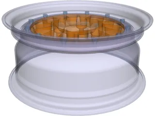 VA Wheel 6x13 3D Model