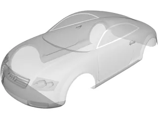 Audi TT Body 3D Model