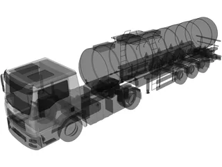 Man Truck 3D Model