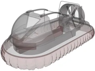 Hovercraft GTX 3D Model