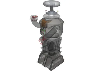 Lost in Space Robot 3D Model