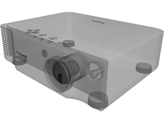 Panasonic Projector 3D Model