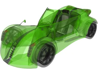 Concept Car 3D Model