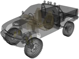 Chevrolet S-10 Pickup [Lifted] 3D Model
