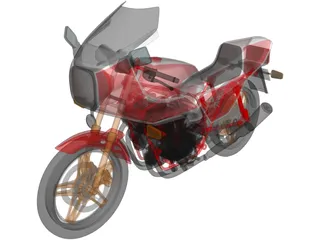 Honda CB1100R 3D Model