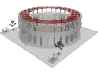Provincial Ancient Arena 3D Model