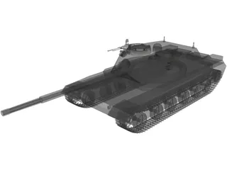 Russian T-102 3D Model