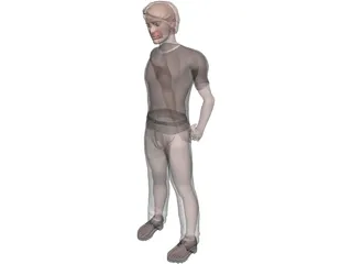 Man Standing 3D Model