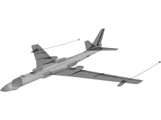 Xian H-6 3D Model