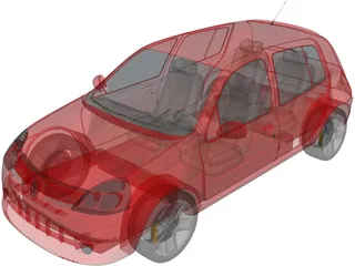 Renault Clio 3D Model
