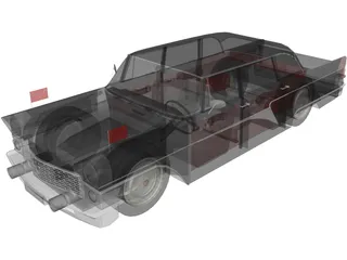 GAZ-13 Chaika 3D Model