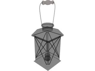 Colonial American Lantern 3D Model