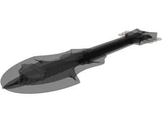 Guitar Fictional 3D Model