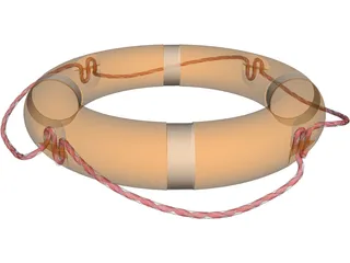 Life Belt 3D Model