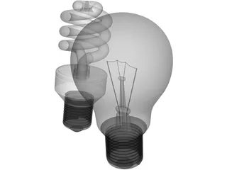 Light Bulbs 3D Model