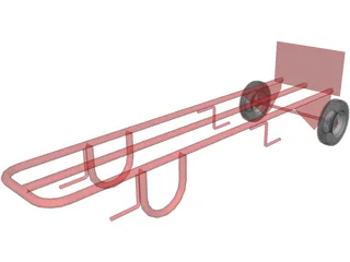 Hand Truck 3D Model