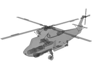 Kaman SH-2 Seasprite 3D Model