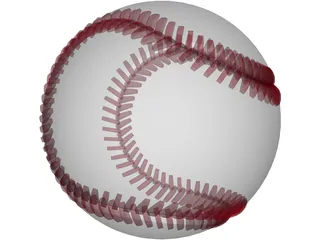 Baseball 3D Model