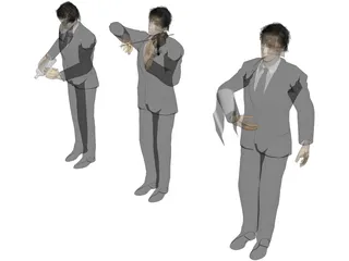 Waiter 3D Model