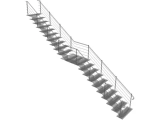 Stair 3D Model