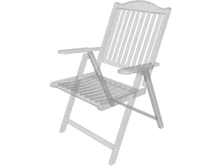 Adirondack Chair 3D Model