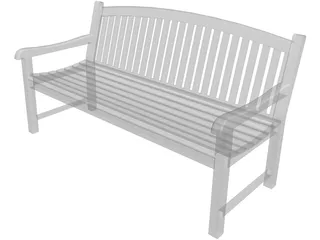 Garden Seat 3D Model